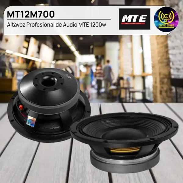 parlante mte mt12m700 1200w parlante mte mt12m700 1200w