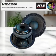 parlante mte 12100 1200w