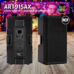 cabina activa de 15 pulgadas bi amplificada art915ax rcf