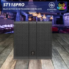 bajo activo de 18 pulgadas st118pro aurora avx