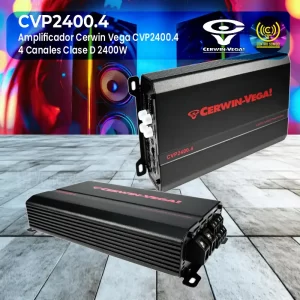 amplificador cerwin vega cvp2400.4 4 canales clase d 2400w