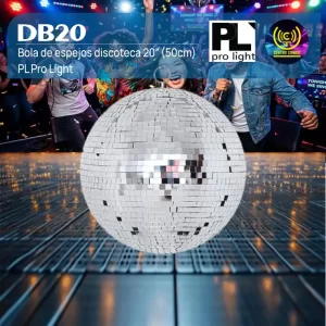 bola de espejos discoteca 20″ (50cm) db20 – pl pro light