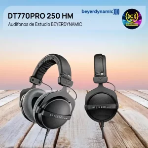 audifonos de estudio beyerdynamic dt770pro 250 hm