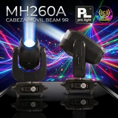 cabeza mòvil beam mh260a 9r pl pro light