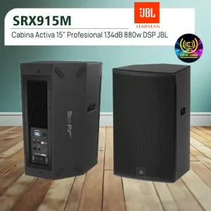 cabina activa 15" profesional 134db 880w dsp jbl srx915m