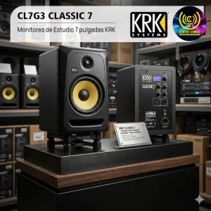 monitores de estudio 7 pulgadas krk cl7g3 classic 7