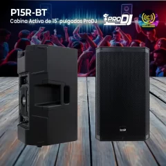 cabina activa de 15" pulgadas p15r bt prodj