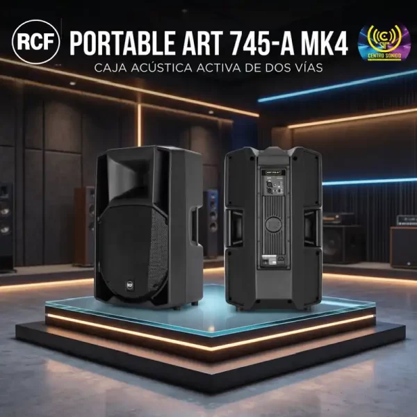 portable art 745 a mk4 caja acùstica activa de dos vìas