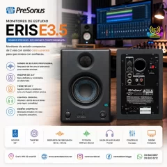 monitores de estudio eris e3.5 presonus