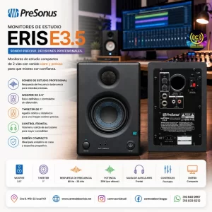monitores de estudio eris e3.5 presonus