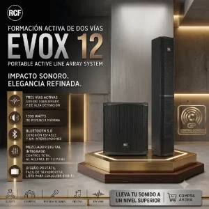 evox 12 columna activa de dos vìas