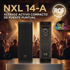 nxl 14 a altavoz activo compacto de fuente puntual