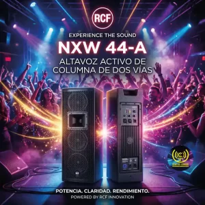 nxw 44 a altavoz activo de columna de dos vìas