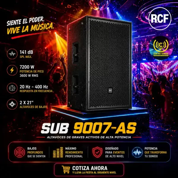 sub 9007 as altavoz de graves activos de alta potencia sub 9007 as altavoz de graves activos de alta potencia