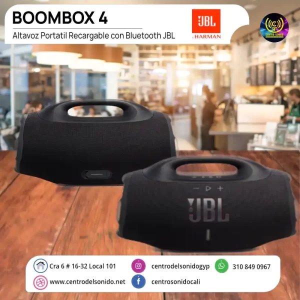 altavoz portatil jbl boombox 4 recargable con bluetooth altavoz portatil jbl boombox 4 recargable con bluetooth