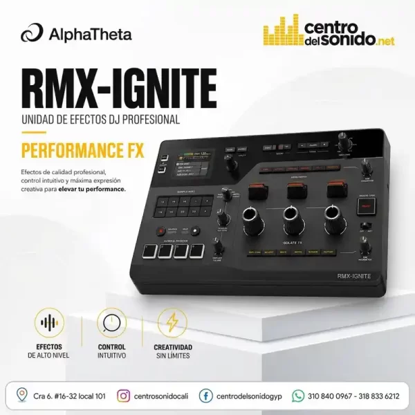 alphatheta rmx ignite – unidad de efectos dj profesional performance fx alphatheta rmx ignite – unidad de efectos dj profesional performance fx