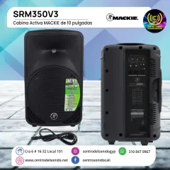 cabina activa mackie srm350v3 de 10 pulgadas