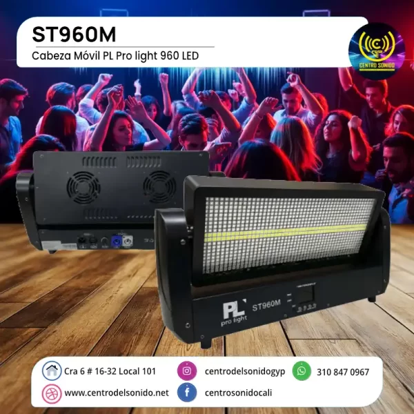 st960m cabeza móvil pl pro light 960 led st960m cabeza móvil pl pro light 960 led