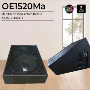 monitor de piso activo oe1520ma beta 3 de 15“ 250watt