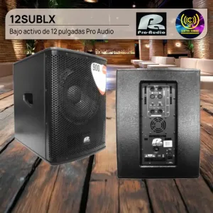 bajo activo de 12 pulgadas 12sublx pro audio