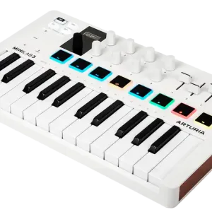 arturia minilab 3 mini controlador usb c de 25 teclas delgadas