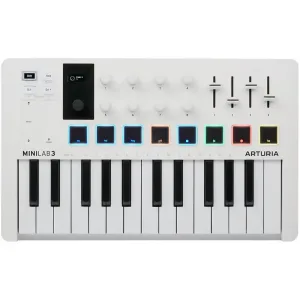 arturia minilab 3 mini controlador usb c de 25 teclas delgadas