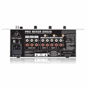 behringer pro mixer dx626 mezclador profesional de 3 canales dj con contador bpm y control vca