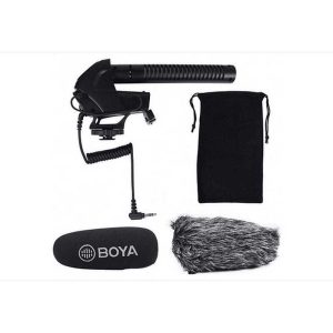boya by bm3030 micrófono shotgun direccional