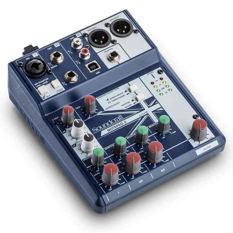 Consola-Mezcladora-con-interfaz-USB-Soundcraft-Notepad-502 consola mezcladora con interfaz usb soundcraft notepad 5