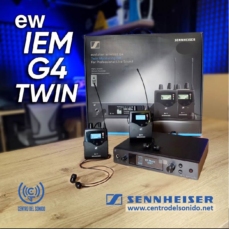 sistema de monitoreo sennheiser dual ew iem g4 sistema de monitoreo sennheiser dual ew iem g4