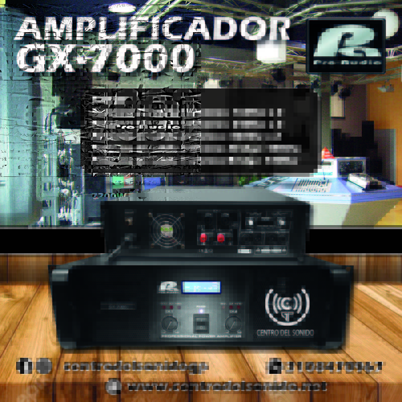gx 7000 amplificador de sonido pa pro audio 7200w gx 7000 amplificador de sonido pa pro audio 7200w