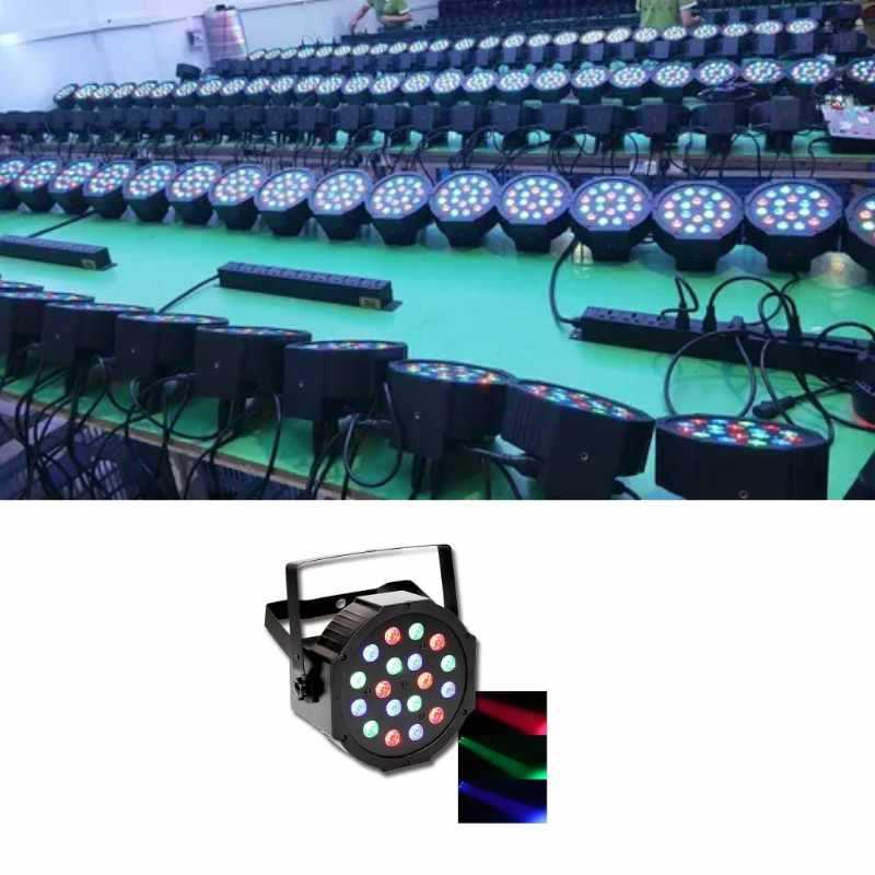 PRODUCTOS par pl 181 rgb pro dj lighting rgb 18x1w dmx reflector escenario