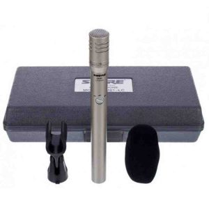 micrófono de condensador unidireccional shure sm81lc