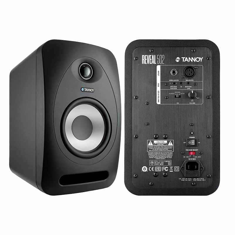 Tannoy-reveal-502monitorstudio4 juego reveal 502 monitor de estudio 5″ tannoy