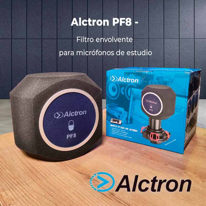 alctron pf8 filtro envolvente para micrófonos de estudio alctron pf8 filtro envolvente para micrófonos de estudio