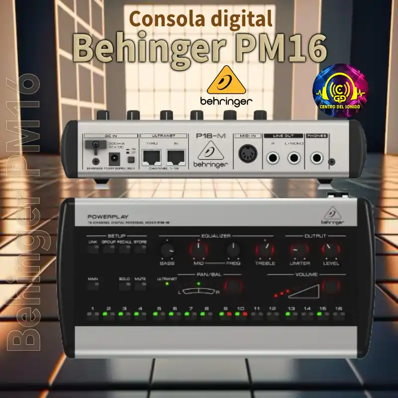 mezcladores stereo digital p16m mezcladores stereo digital p16m