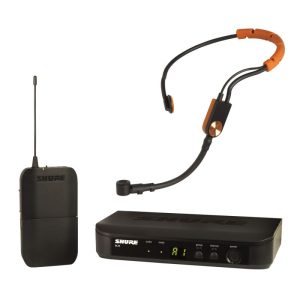 microfono shure de diadema inalambrico blx14/sm31