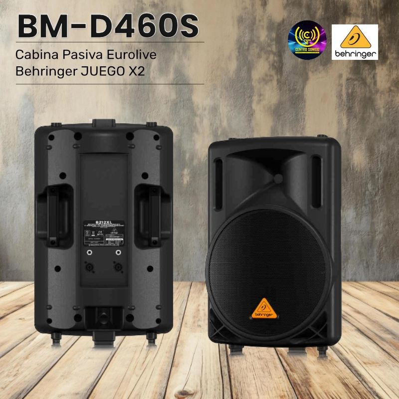 cabina pasiva eurolive b212xl behringer juego x2 cabina pasiva eurolive b212xl behringer juego x2