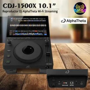 reproductor dj alphatheta cdj 1500x 10.1” wi fi streaming