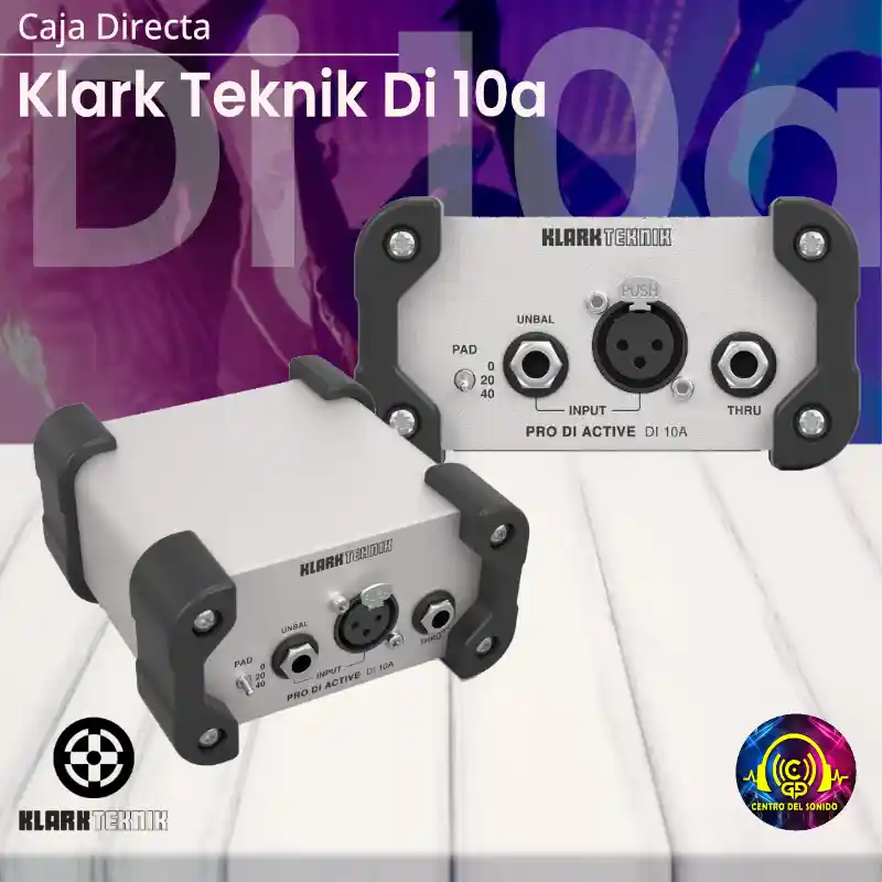caja directa klark teknik mod. di 10a caja directa klark teknik mod. di 10a