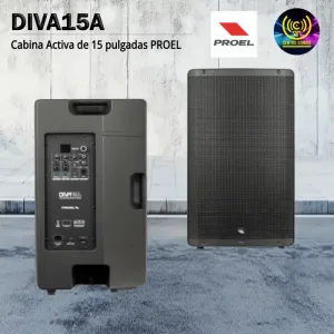 cabina activa de 15 pulgadas diva15a proel