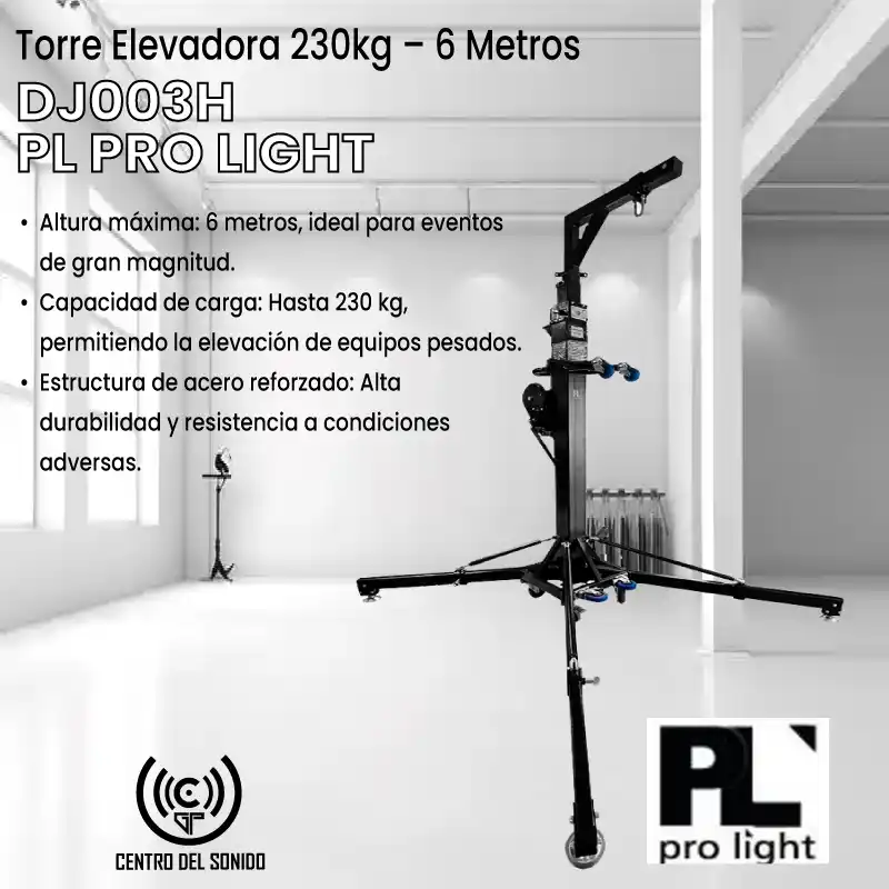 torre elevadora dj003h pl pro light ( 230kg – 6 metros ) torre elevadora dj003h pl pro light ( 230kg – 6 metros )