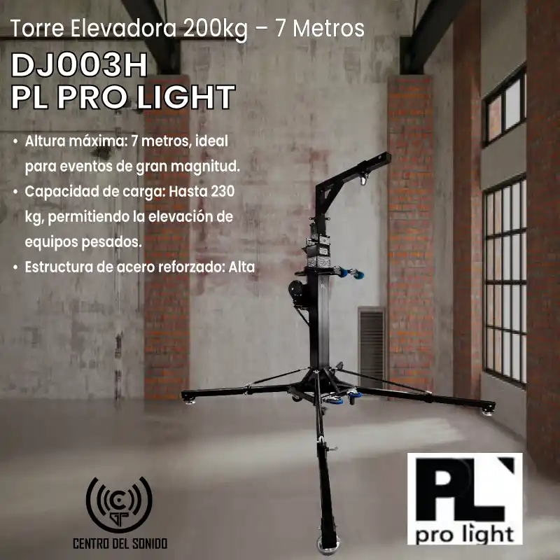 torre elevadora dj003h pl pro light ( 230kg – 7metros ) torre elevadora dj003h pl pro light ( 230kg – 7metros )