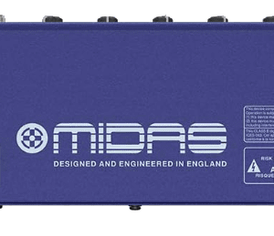 midas dm12 mezclador analógico de 12 entradas en vivo y estudio con preamplificadores de micrófono midas
