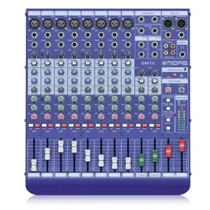 midas dm12 mezclador analógico de 12 entradas en vivo y estudio con preamplificadores de micrófono midas