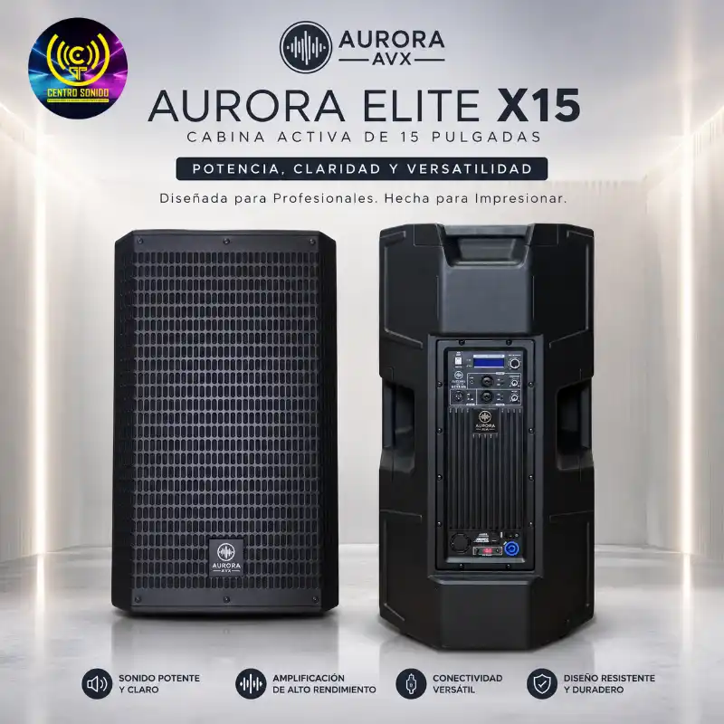 cabina activa de 15 pulgadas elite15 aurora cabina activa de 15 pulgadas elite15 aurora