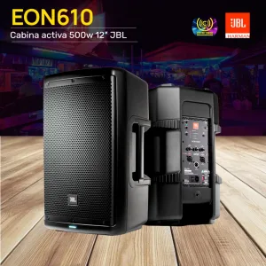 cabina activa jbl eon610 500w 12″