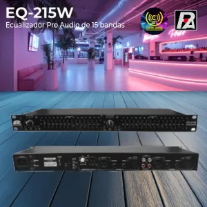 ecualizador pro audio eq 215w de 15 bandas
