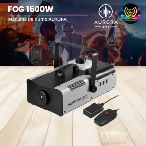 maquina de humo aurora 1500w fog