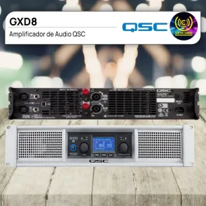 amplificador de audio qsc gxd8
